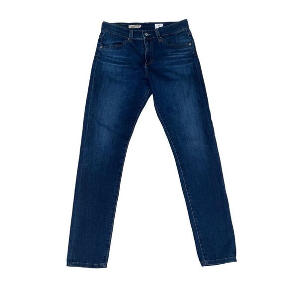 AG Adriano Goldschmied Farrah High Rise Skinny Crop Women’s Jeans Size 27 Blue - Picture 1 of 5